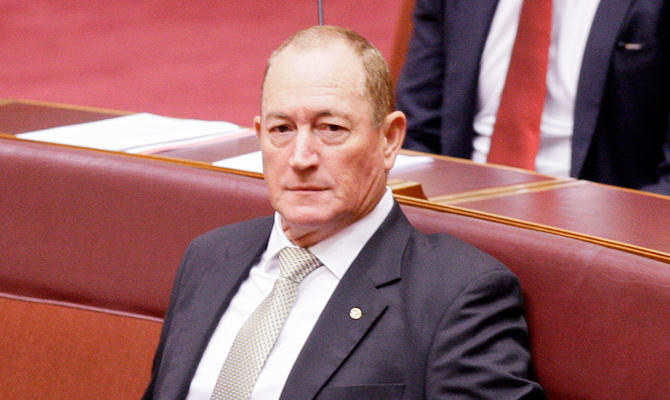 Australian senator censured for blaming Muslim victims