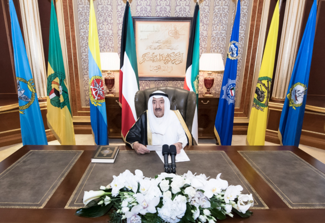 Kuwait emir calls for caution amid regional tension