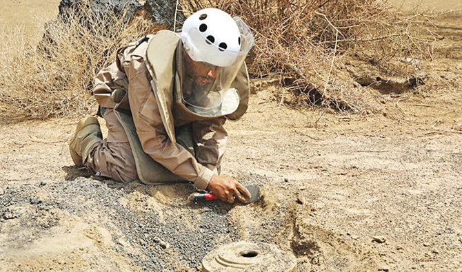 Saudi project clears 408 mines in one week