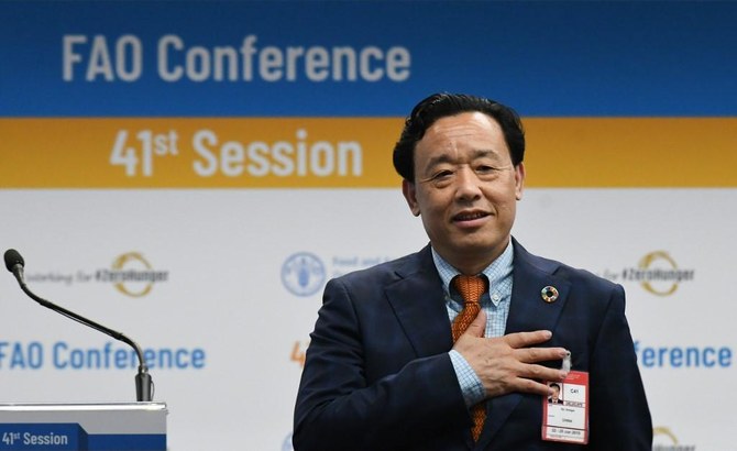 Qu Dongyu becomes first Chinese to head UN food agency FAO