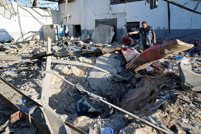 Airstrike on Libyan migrant center kills 44 sparking international condemnation 