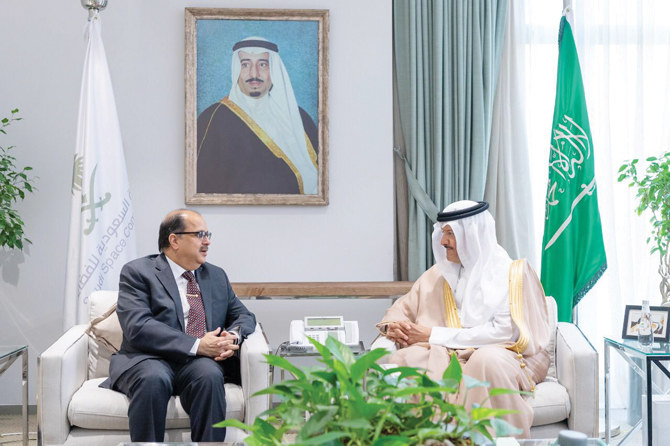 Indian ambassador in talks with  Saudi Space Commission chief