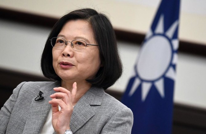 Taiwan president leaves for US, warns of threat from ‘overseas forces’