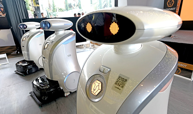 Friendly robots spruce up Singapore and tell jokes