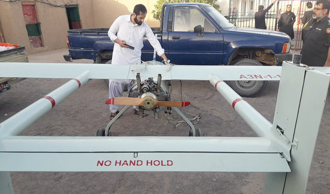 Drone seized in Pakistan suspected to be Iranian