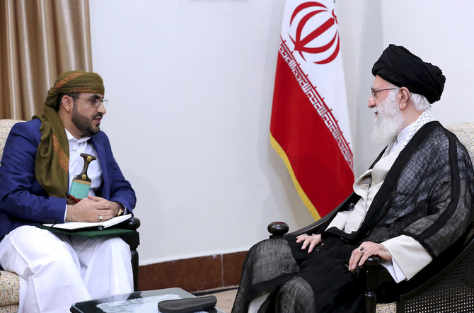 UAE says Khamenei meeting proves Houthis are Iran’s proxy