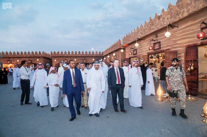 Diplomatic delegation experience Arab heritage at Saudi Arabia’s Souq Okaz festival