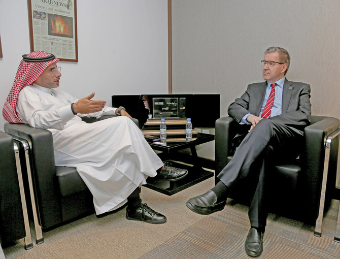 Norwegian ambassador visits Arab News office