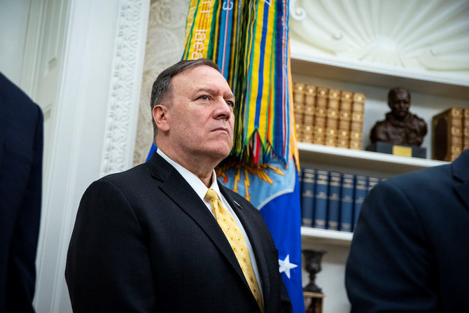 Pompeo heads to Saudi Arabia as US official says Aramco attacks came from ‘Iranian soil’
