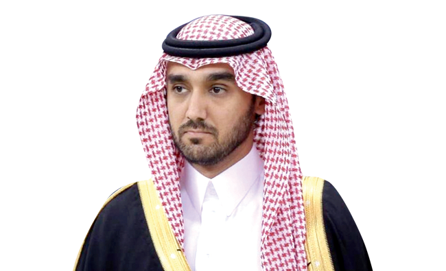 Prince Abdul Aziz bin Turki Al-Faisal, chairman of the Saudi General Sports Authority