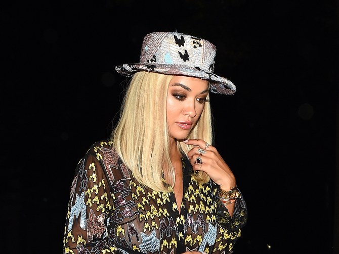 Rita Ora shows love for Arab fashion in London 