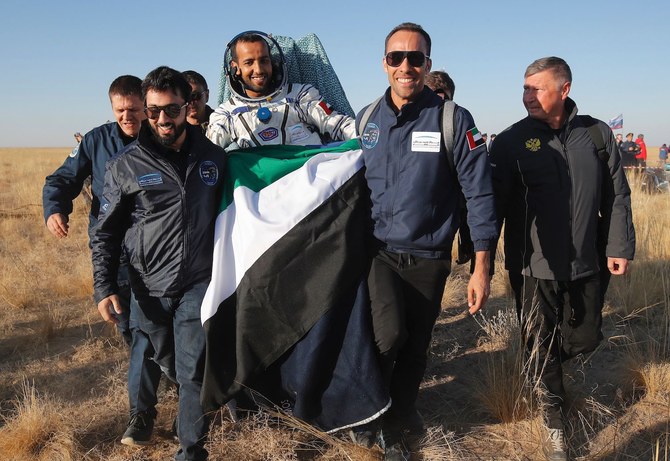 Hazza Al-Mansoori returns to Earth after historic UAE space mission