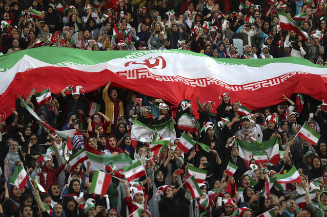 Iranian women attend FIFA football game for first time in decades