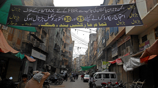 Pakistani traders strike against tax measures brought on by IMF bailout