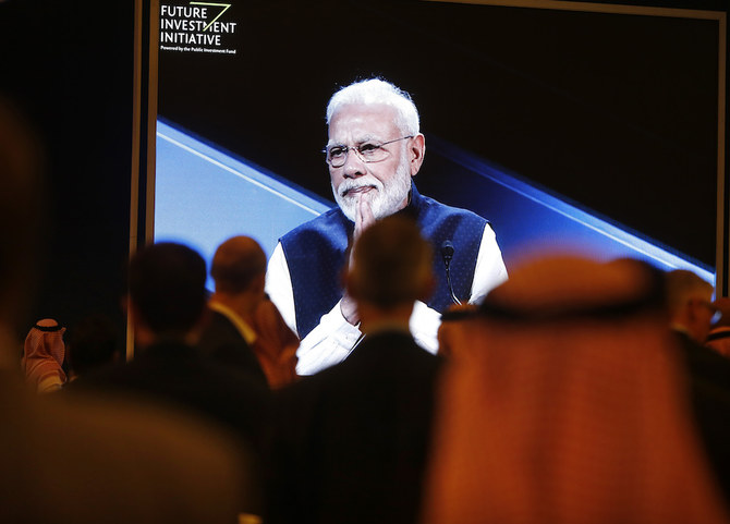 India’s Modi pledges to work hand-in-hand with Saudi Arabia