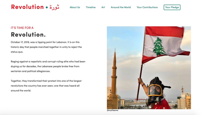 ‘By the people, for the people,’ Lebanese diaspora launches platform documenting Lebanon’s revolution