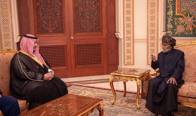Saudi deputy defense minister meets ruler of Oman