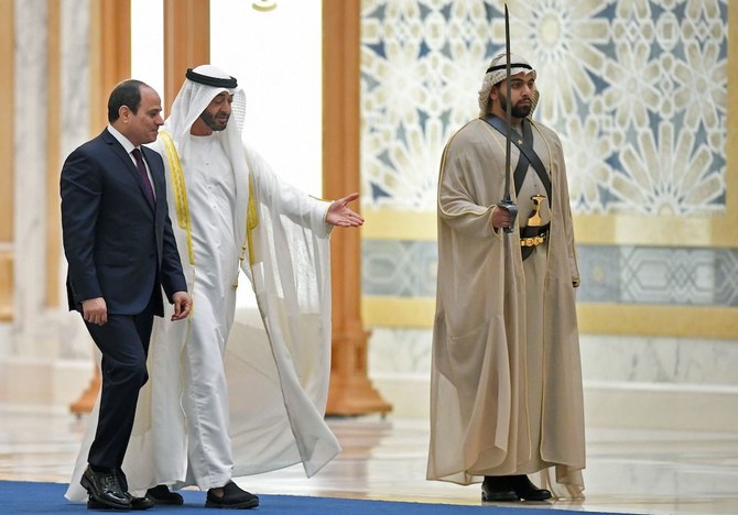 UAE, Egypt plan $20 bln spending on social, economic projects