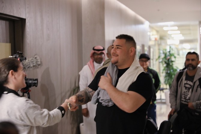 Andy Ruiz Jr promises to ‘make history again’ in Saudi Arabia clash with Anthony Joshua