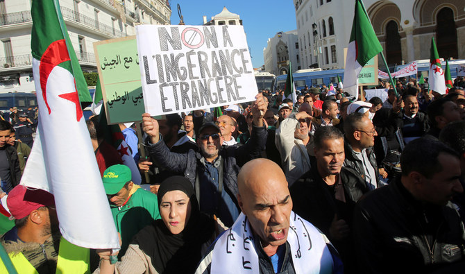 Pro-vote Algerians march against ‘foreign interference’