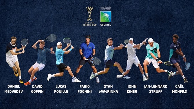 Saudi Arabia all set for Diriyah Tennis Cup as final player line-up revealed