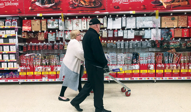 Britain’s grocery sales lack festive spirit