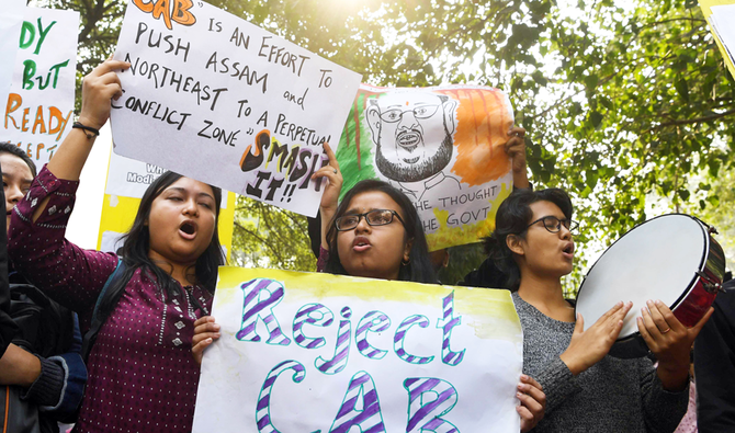 Indians demonstrate against ‘divisive’ citizenship bill