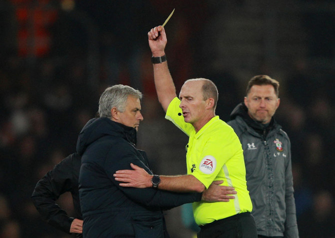 New Year’s celebrations go flat for Spurs and Chelsea as Mourinho gets booked