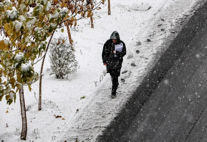 Snow shuts schools, delays flights in Iran capital