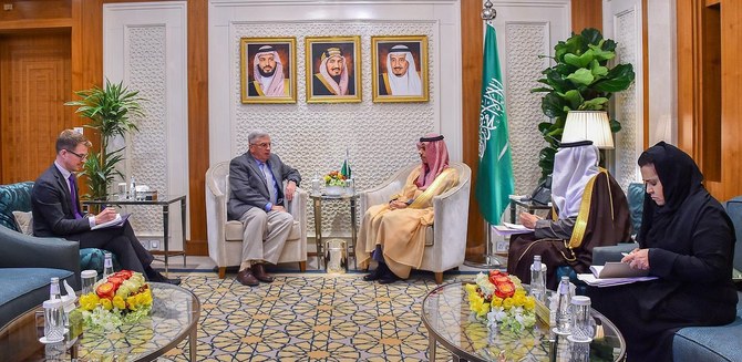 Saudi Arabia’s FM meets with US, Indian ambassadors in Riyadh