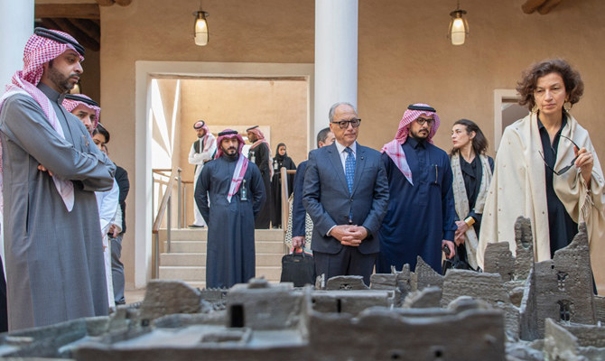 UNESCO chief visits Ministry of Culture and Al-Turaif 