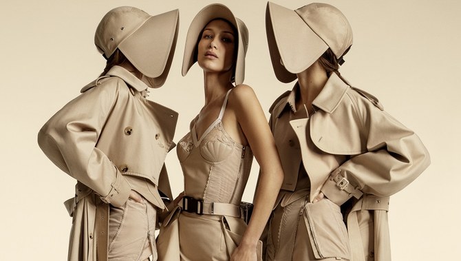 Gigi and Bella Hadid star in new Burberry campaign together