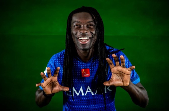 Bafetimbi Gomis says he is ‘lucky’ to play for Al Hilal, targets Saudi title win