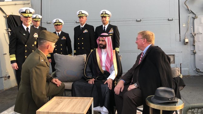 Saudi Arabia and US reenact Roosevelt meeting with King Abdul Aziz 