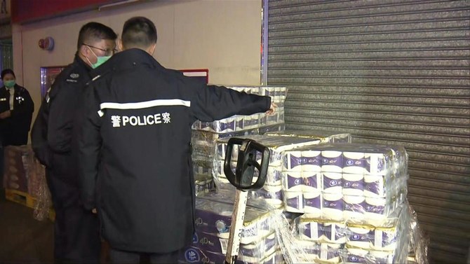 Hong Kong armed gang steals toilet rolls amid coronavirus scare