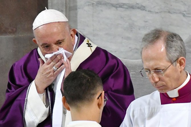 Coughing pope cancels trip, but it’s just a cold, not coronavirus