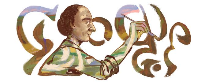 Google honors late Algerian artist Mohammed Khadda with a doodle