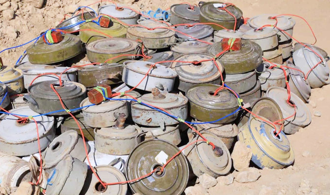 2,383 land mines cleared in Yemen in April’s 1st week 