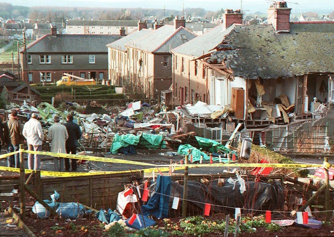 The bombing of Pan Am Flight 103 over Lockerbie