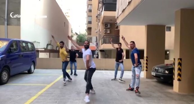 Lebanese dance group lightens mood with Dabke video amid coronavirus lockdown