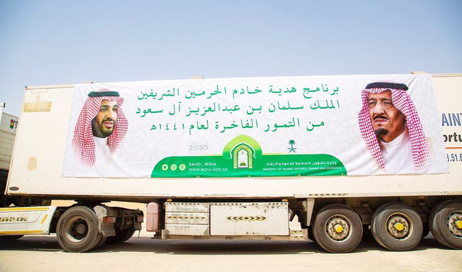 Saudi Arabia sends 200 tons of dates to 24 countries