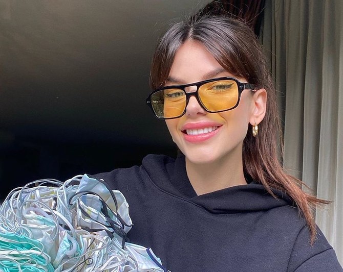 French-Tunisian star Sonia Ben Ammar donates facemasks to retirement homes