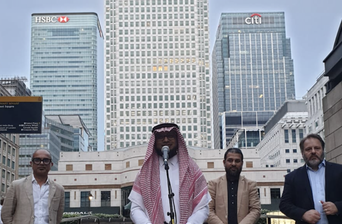 British-Muslim entrepreneur ‘felt so privileged’ after performing call to prayer in London’s Canary Wharf