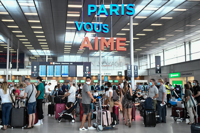 France starts testing travelers from 16 nations for virus