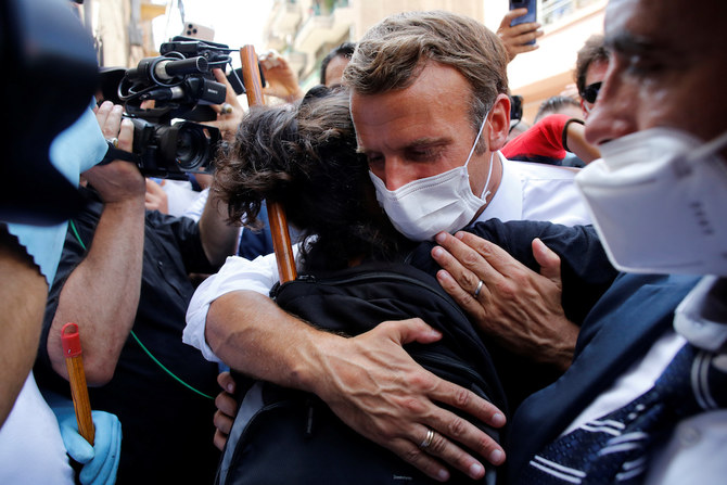 Macron tells Lebanon ‘you are not alone’ during visit to traumatized Beirut