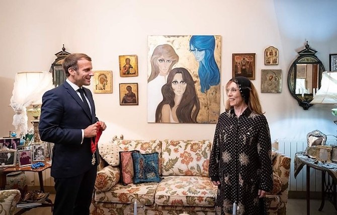 Elie Saab nabs starring role as Lebanese legend Fairuz hosts Macron