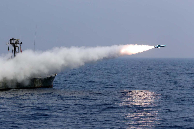 Iran deploys submarine, cruise missile in exercises