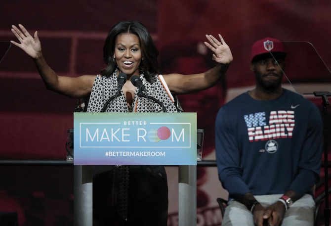 Michelle Obama, LeBron James team to help boost early US voting