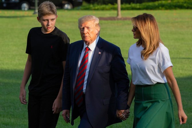 Trump son Barron contracted Covid-19, now negative: first lady Melania