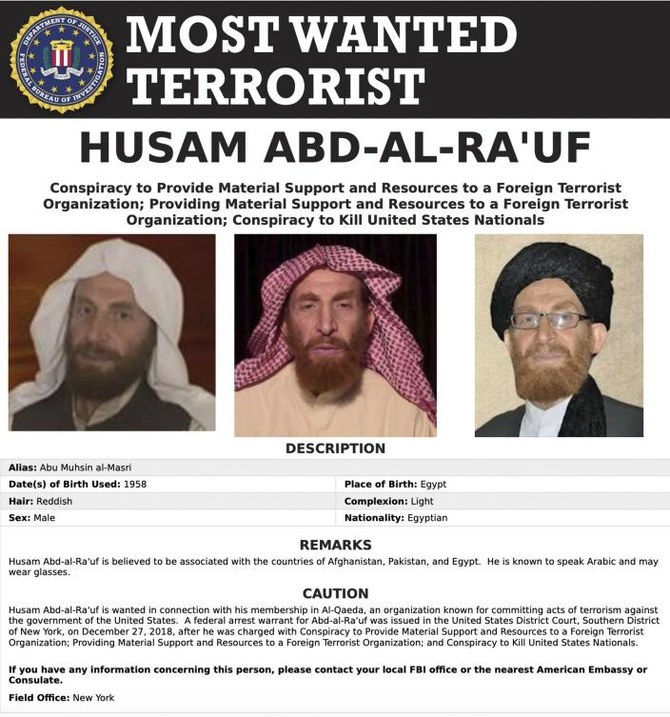 Afghanistan claims killing an Al-Qaeda leader wanted by FBI